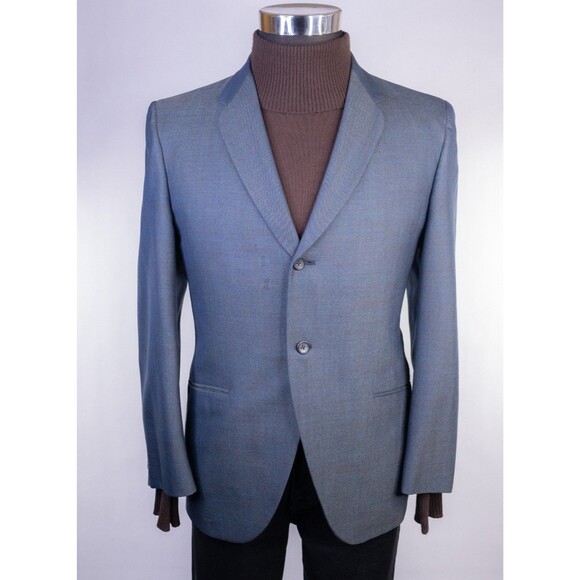 Hart Schaffner Marx ROSENS 38S One Button Sport Coat Jacket Blazer 2-Button Wool - Picture 2 of 14
